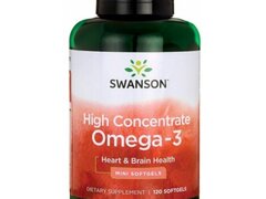 Swanson Omega 3 High Concentrate - 120 capsule